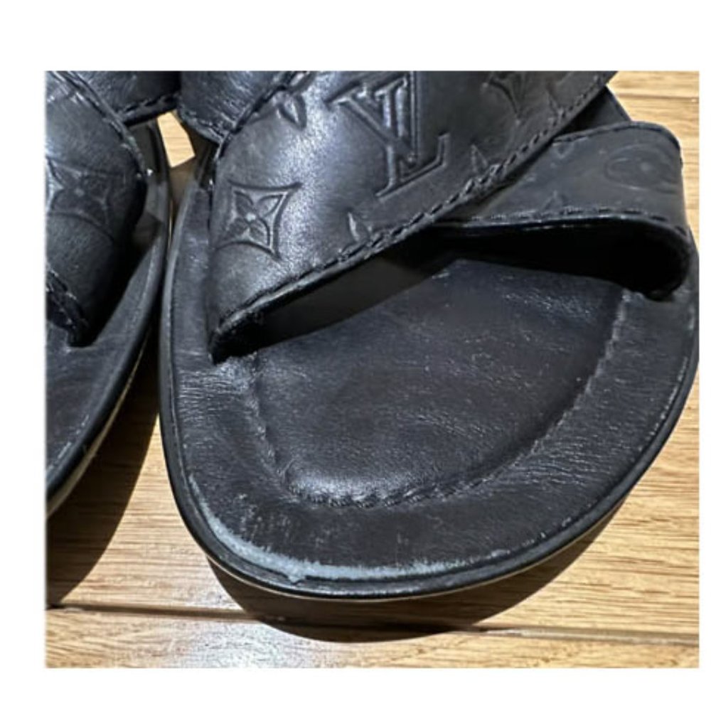 Louis Vuitton leather sandal - Picture 3 of 6